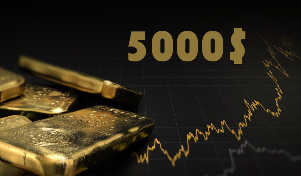 Global Gold Steadies Above 5,000 Dollars