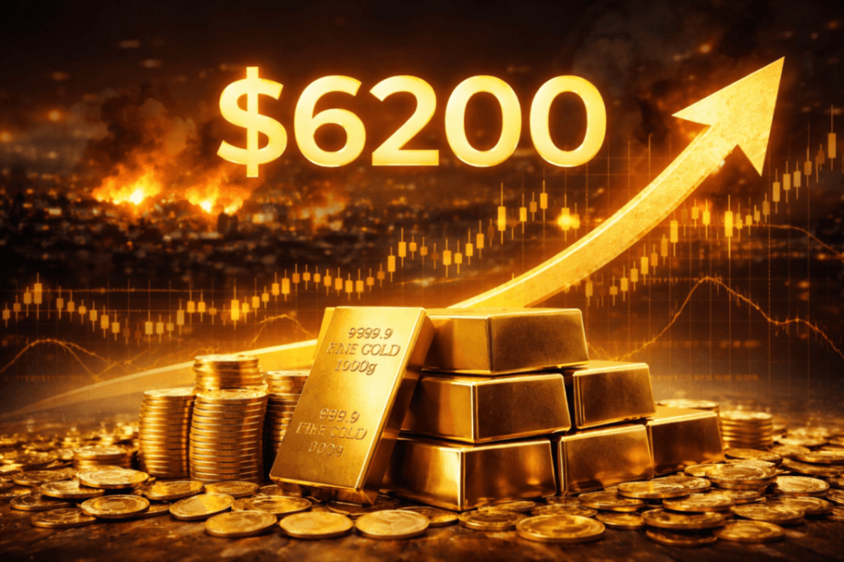A 6200 dollar target for gold