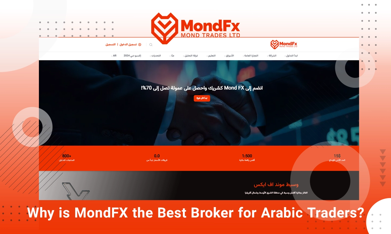 The Arabic broker **Mond FX**, a bridge between Arabic traders and global markets.